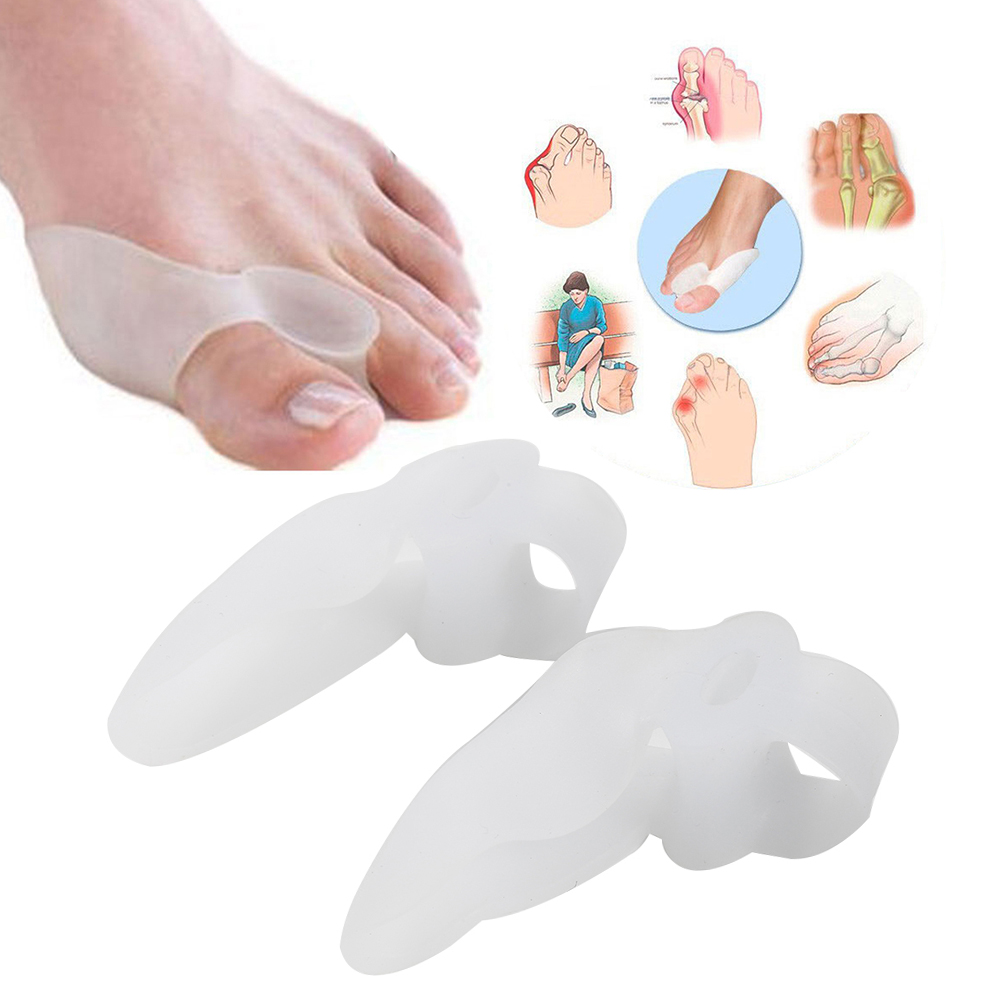 2PCS=1Pair Nice for Big Toe Separator Hallux Valgus Bunion Corrector Orthotics Pedicure Feet Bone Thumb Adjuster Correction