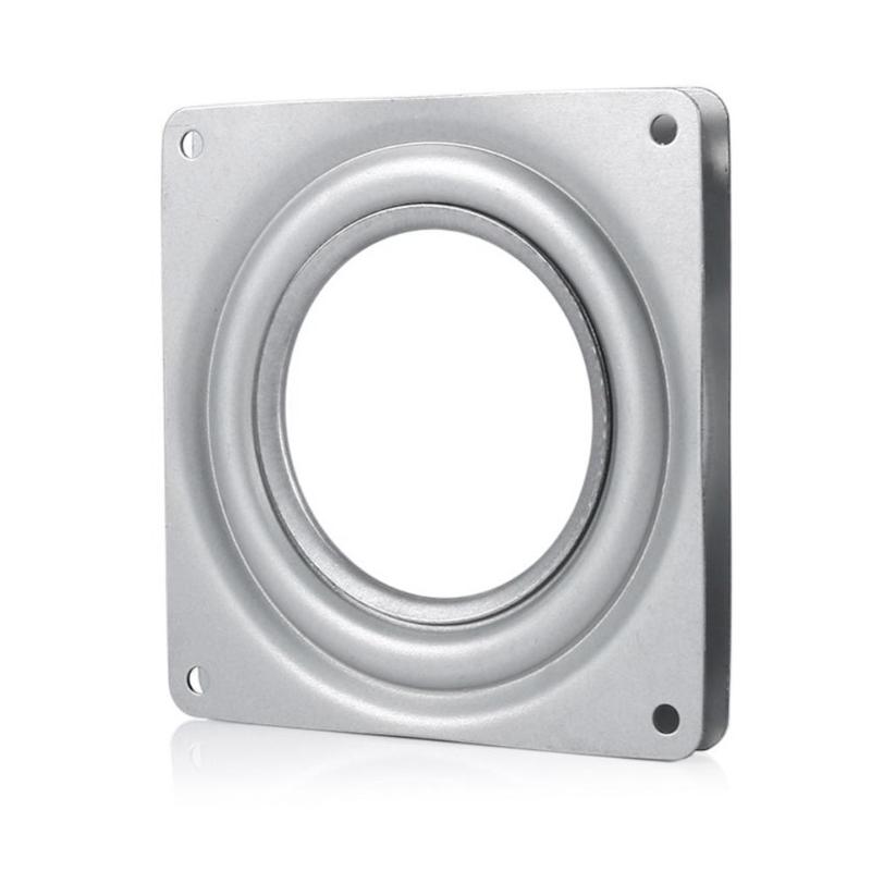 4.5inch Square Exhibition Turntable Bearing Swivel Plates Base Hinges Mechanism Mechanical Projects Hardware Fitting Rotary Tool