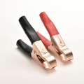 2pcs Red+ Black Mini Portable Insulated Micro Crocodile Alligator Clip Car Battery Electrical Test Clips Clamps