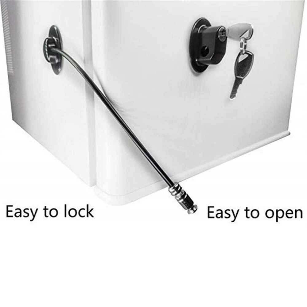 Kid's Safety shifting door lock Refrigerator Door Lock with 2 Keys Fridge Freezer Child Proof Children Safety Lock