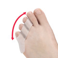 1Pair Toe Separator Separateur D'ortei Hallux Valgus Corrector 3 Hole Small Toe Bunion Orthotics Protector Pedicure Toe Adjuster