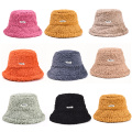Teddy Winter Women Hats Velvet Warm Ear Protector Fisherman Hat Accessories Vintage Lamb Velvet Cap Lovely Plush Bucket Hat