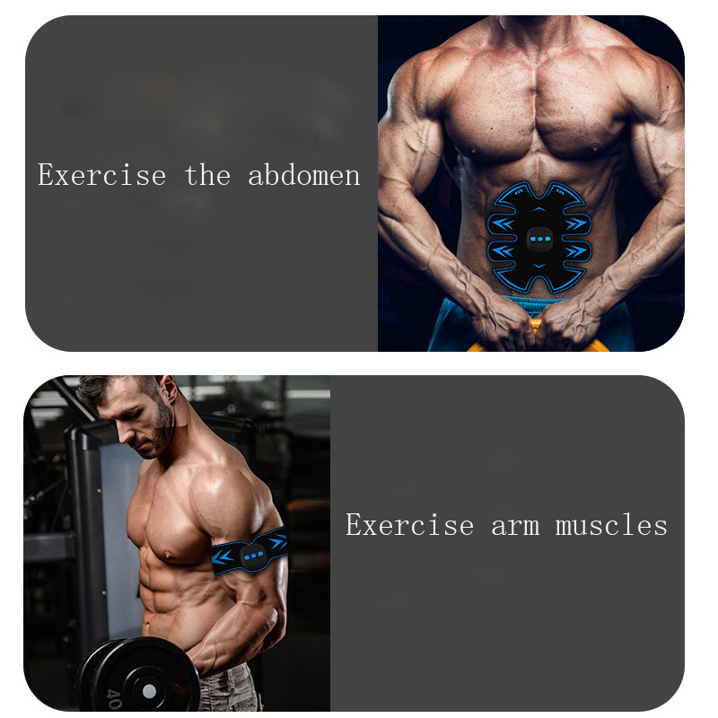 Smart Abdominal Muscle Stimulator Trainer Vibration Fitness Arm/Leg Massager EMS Gym Home Equipment