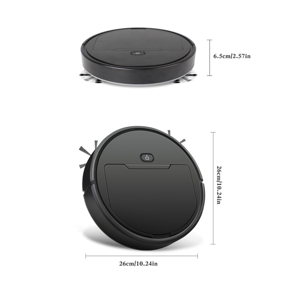 2020 Vacuum Cleaner Robots Multifunctional Smart Robot Vacuum Cleaners Sweeper Wet Mop Automatic USB Rechargeable Cleaning Robot