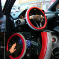 38CM Car Steering Wheel Covers Bling Crystal Rhinestone Auto Steering Wheel Covers Protectors For Women Girls Car Accessories