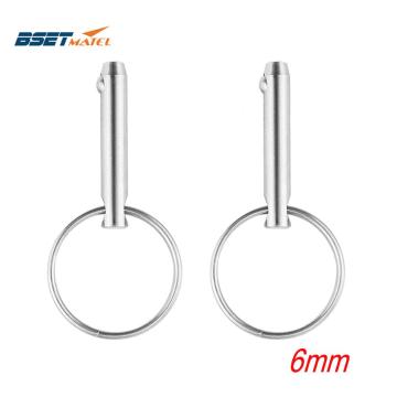 2PCS 6mm 316 Stainless Steel Quick Release Ball Pin for Boat Bimini Top Deck Hinge Marine hardware Boat Accessories