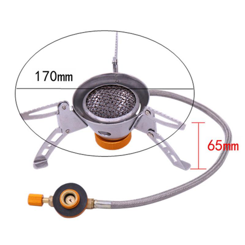 HobbyLane Portable Windproof Camping Gas Stove Outdoor Cooking Stove Foldable Split Burner For Camping Picnic Split Gas Stove