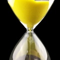 Large Fashion Yellow Sand Gl Sandgl Hourgl Timer Clear Smooth Gl Measures Home Desk Decor Xmas Birthday Gift (Yellow