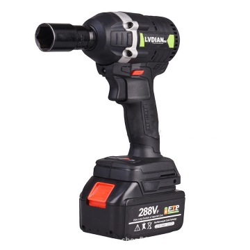 Cordless Electric Impact Wrench High PowerElectric Wrench Brush 1x Li-ion Battery Power Tools 110-240V Car Impact Wrench