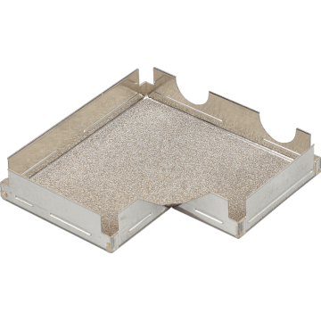 Textured EMI Shield Cover Tray