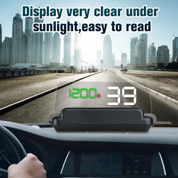 Auto Electronic Voltage Alarms T900 GPS Car HUD Folding Head Up Display Voltage Overspeed Warning Alarm System