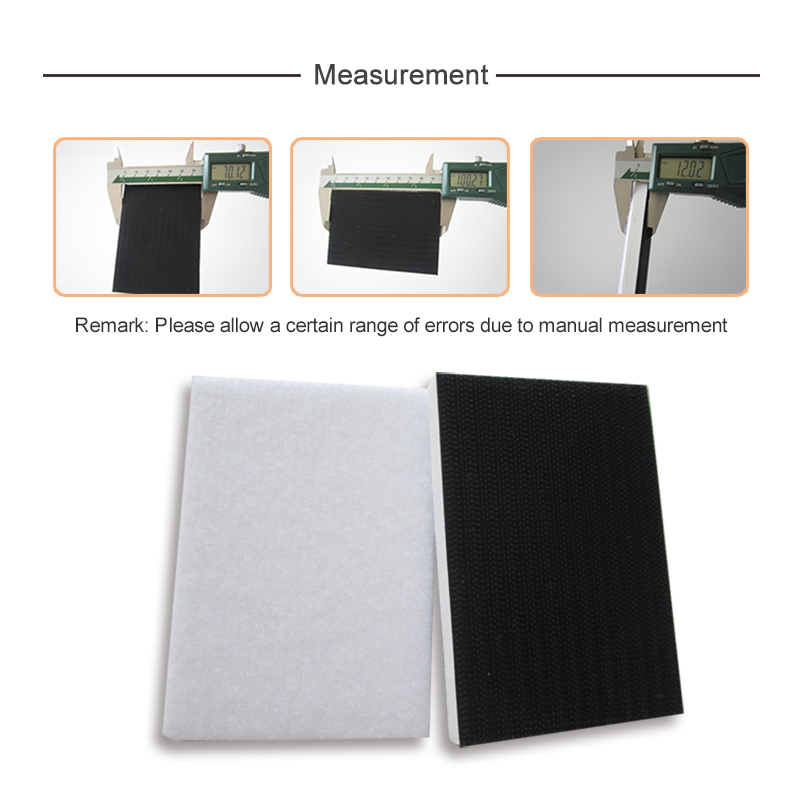 70*100mm Rectangle EVA Hard Sponge Interface Pad Damping Pad for Sander Backing Pad Abrasive Tools Accessories - Hook and Loop