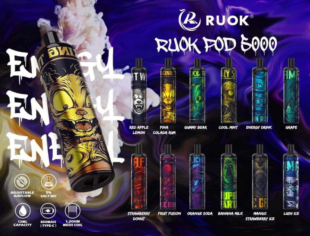 Ruok Energy 5000 Puffs
