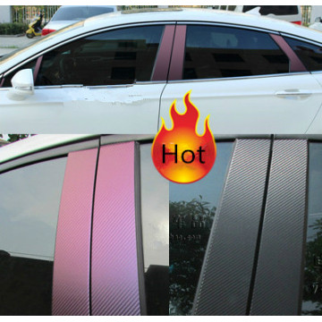 Specially Change Color Carbon Fibre B Pillar Sticker For Ford Mondeo Z2CA504