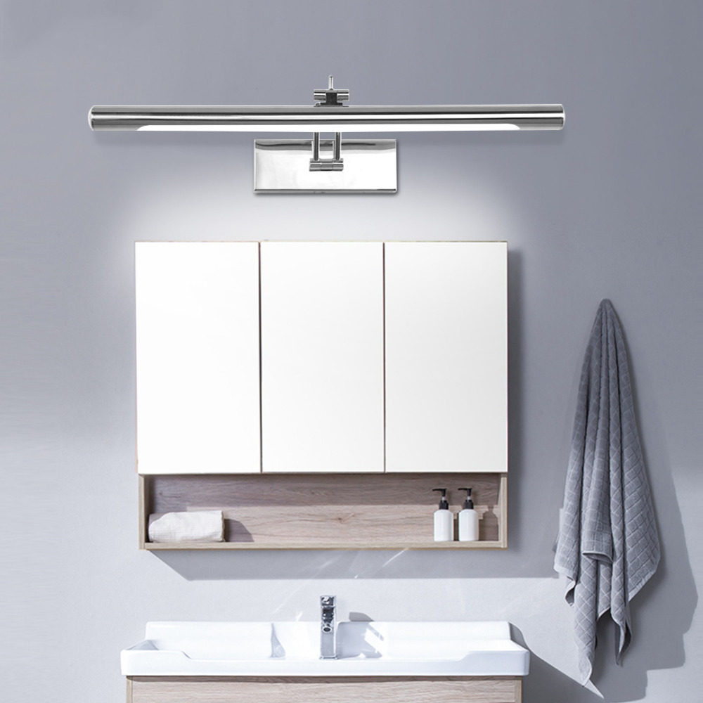 Bath Mirror Lamp Light Waterproof Wall Mounted Adjustable 8W Modern Indoor Lighting Washroom Toilet Makeup Dresser 110V 220V