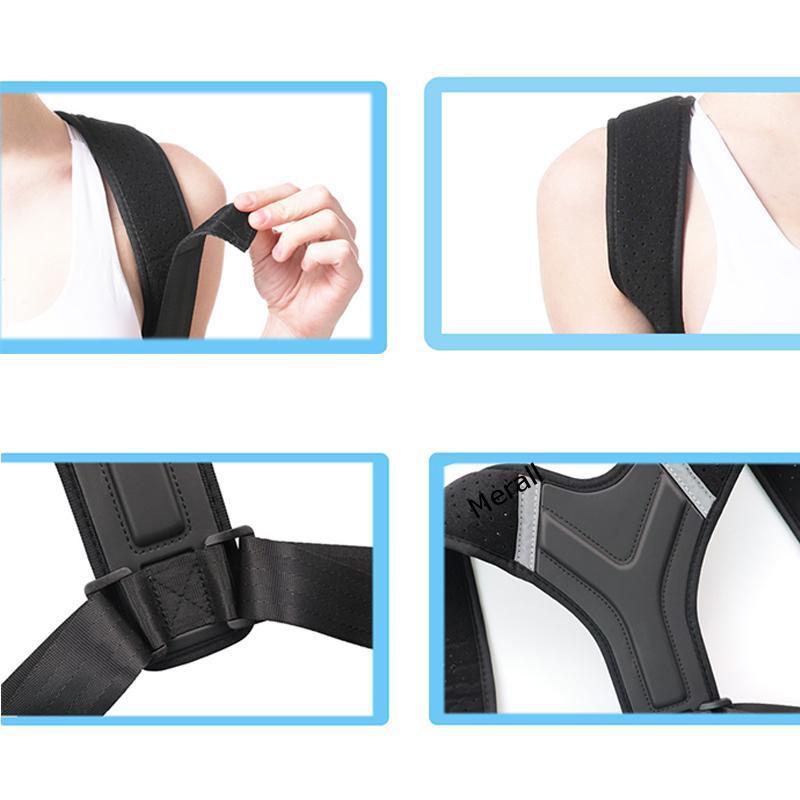 Back Posture Corrector Corset Back Brace Adjustable Clavicle Spine Posture Correction Back Support Belt Soft Corrector Trainer