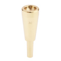 Gold Plated Metal Trumpet Mouthpiece, 3C Golden (Musical Instruments Accessories)