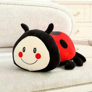 Ladybug Plush Toy Cute Stuffed Plush Pillow Creative Doll Super Soft Sofa Decorative Pillow Children Kids Toys