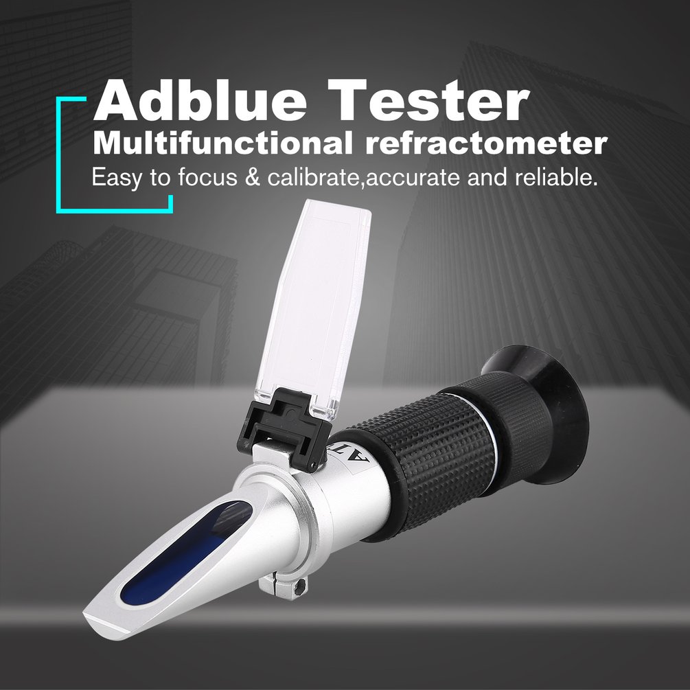 Handheld Refractometer Adblue Ethylene Glycol Antifreeze Battery Fluid Content Coolant Cleaner Meter ATC Measuring Tester Hot