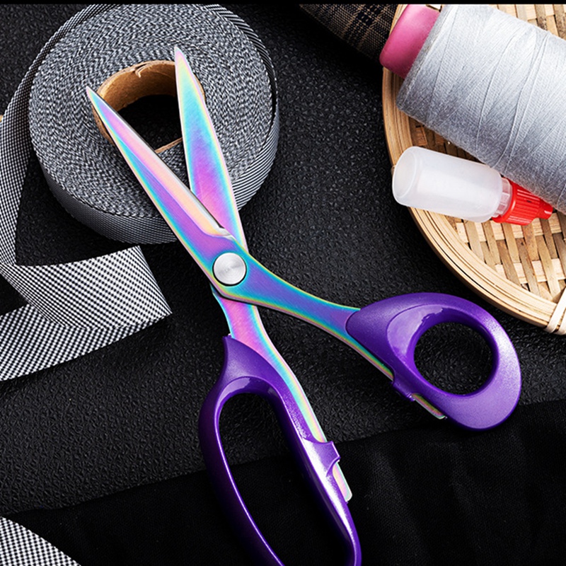 Colorful Sewing Scissors Tailors Scissors For Cutter Fabric Embroidery Stainless Steel Sewing Cutting Scissor Cross Stitch