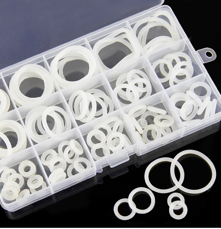 225PCS Silicone Rubber Sealing Strips O Ring Seal Kit oring o-ring Set