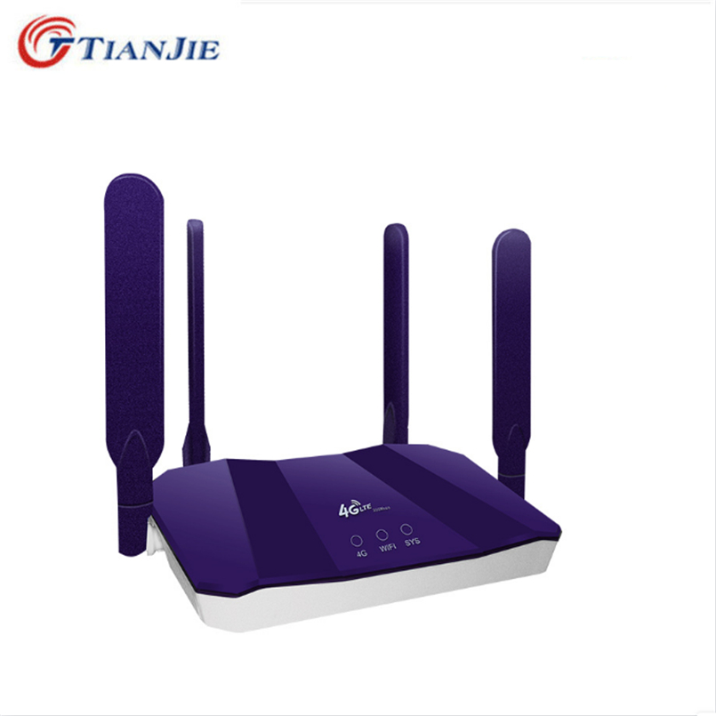 4G Router Wifi LTE Wi Fi Modem Sim Card Access WAN/LAN RJ45 Port Mobile Hotspot Car Networking Vpn Broadband CPE Outdoor 300Mbps