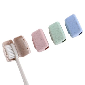 4pcs/bag Colorful Travel Toothbrush Head Cover Case Cap Hike Camping Brush Cleaner Protector to Storage Toothbrush Head