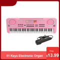 61 Keys Electronic Organ USB Digital Keyboard Piano Musical Instrument Kids Toy with Microphone electric piano for children kids