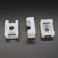 50Pcs 6mm Hole Width White Cable Tie Mount Base Saddle-shaped Wire Management Holder Nylon Electrical Cable Tie Mount