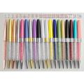 New lady student lovely crystal pen with cristales elements retail box case Ballpoint pen