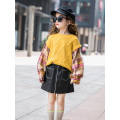 Teenager Girls Sweater 8 To 12 Years Autumn Plaid Big/Baby Knitted Cardigan Sweaters Kids Teens Toddler Pull Fille 10