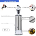 Stainless Steel Olive Oil Spray Bottle BBQ Baking Oil Vinegar Spray Bottles Water Pump Gravy Boats Grill Sprayer Kitchen Tools