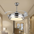 Modern Simple Ceiling Fans Lights Acrylic Leaf Led Ceiling Fans 110v/220v 36/42 Inch for Factory Office Livingroom