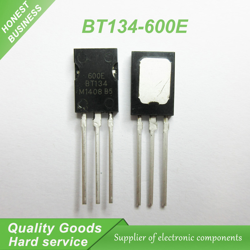 10PCS BT134-600E BT134-600 BT134 4A/600V TO-126 bidirectional controlled thyristor new original