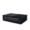 Qotom Mini PC Q500G6-S05 with Celeron Core i3 i5 i7 AES-NI 6 Gigabit NIC Router Firewall Support Linux Ubuntu Fanless Computer