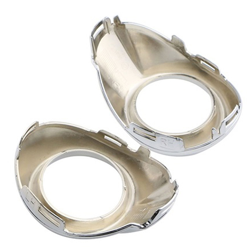 2pcs/Set New Car styling Front Fog Lamp Frame Modified Head Fog Light Decoration Cover For Ford Focus 3 Accessories Abs Chrome