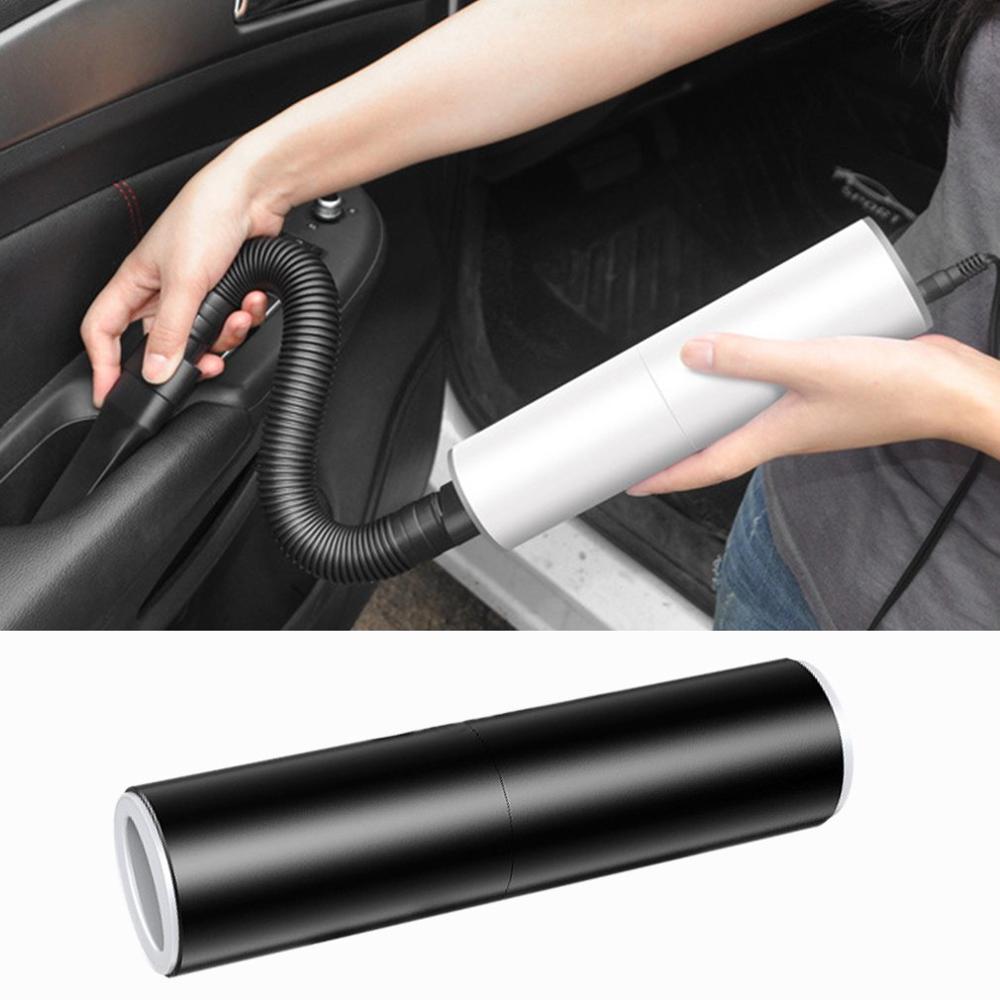 Car Mini 120W Suction Portable Vacuum Cleaner Low Noise Handheld Wet And Dry Dual Use Car Vacuum For Car Home Computer Cleaning