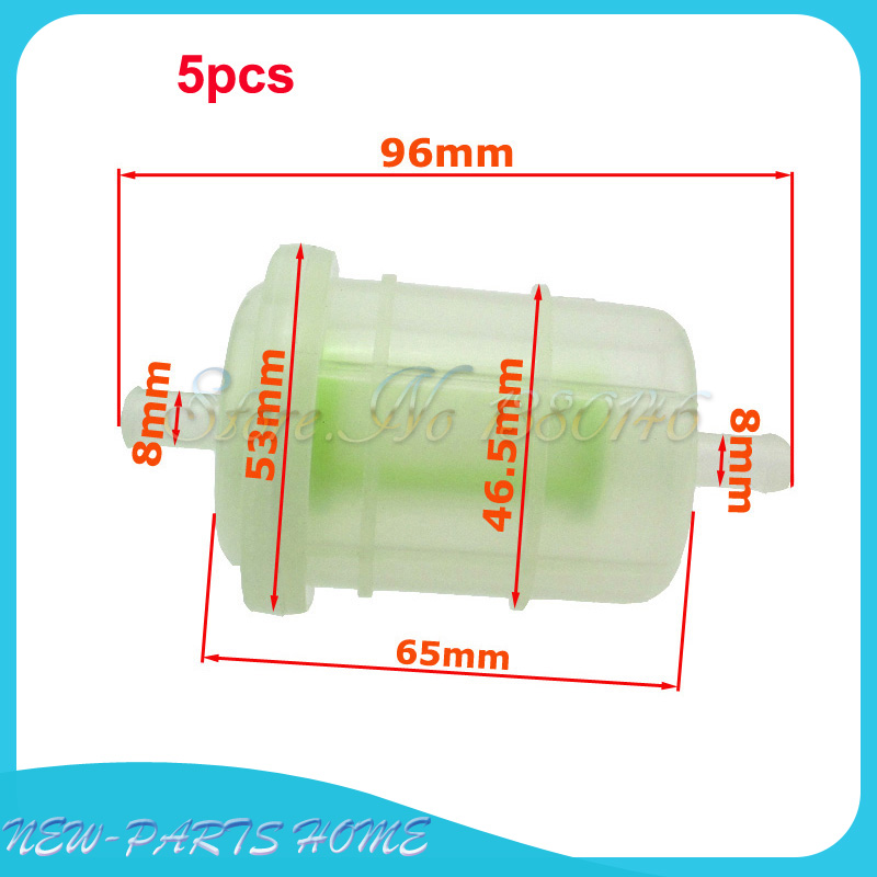 5x Fuel Filter 49019-3712 For Kawasaki Jet Ski JT900-RE6F 900 ST;JT1200-C2 1200 STX;JT900-E2 900 ST;JH1200-B3 Ultra 15