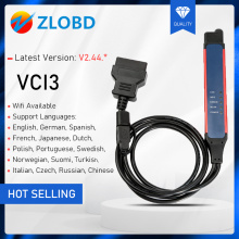 V2.44 VCI-3 VCI3 V2.44 Scanner Wifi Diagnostic Tool Truck Support Multi-language Heavy Vehicles