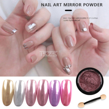 1box/lot 2020 New Products Colorful Acrylic Chrome Powders Nail Art Decoration Mirror Powder Nail