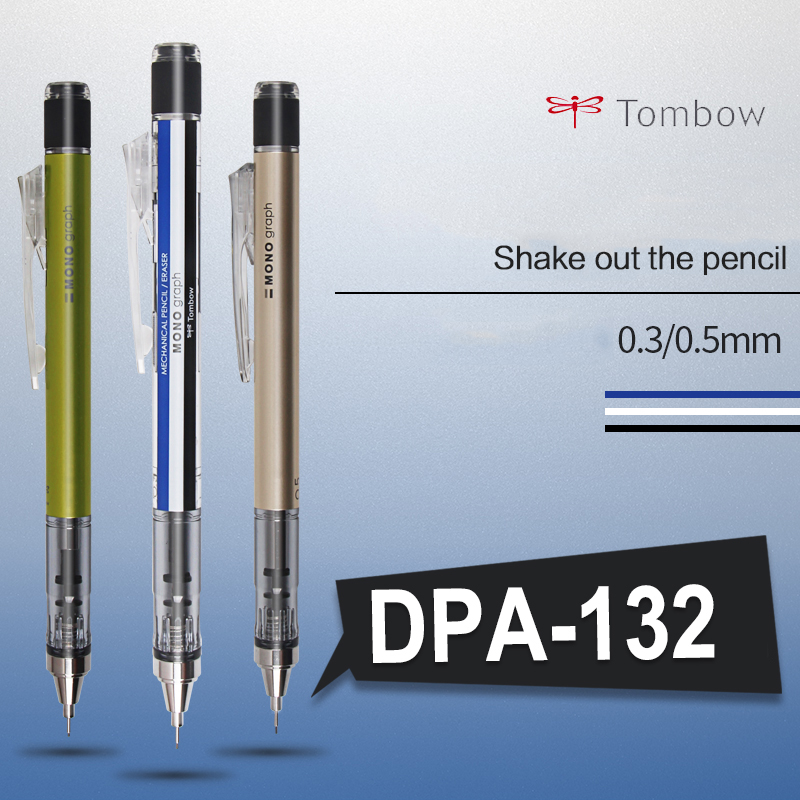 1pc 0.3mm 0.5mm TOMBOW MONO graph Shake out lead mechanical pencil cute Automatic Pencil Creative Modeling Student Stationery