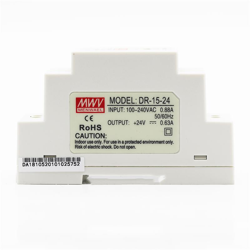 15W 24V 0.63A Single Output Industrial DIN Rail Switching Power Supply