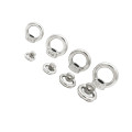 Eye Bolt 304 Stainless Steel DIN580 M5 M6 M8 M10 Marine Lifting Eye Nut Ring Nut Thread Loop Hole for Cable Rope Male HW108
