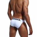 JOCKMAIL Brand Sexy Men's Underwear Briefs Men Cotton Soft High Stretch Bikini Gay Solid Gray Color Low Rise Enhancing panties