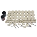 76pcs Wool Polishing Accessories Electric Grinding Mill Kit Wool Grinding Paste Suits Dremel Tools Herramientas