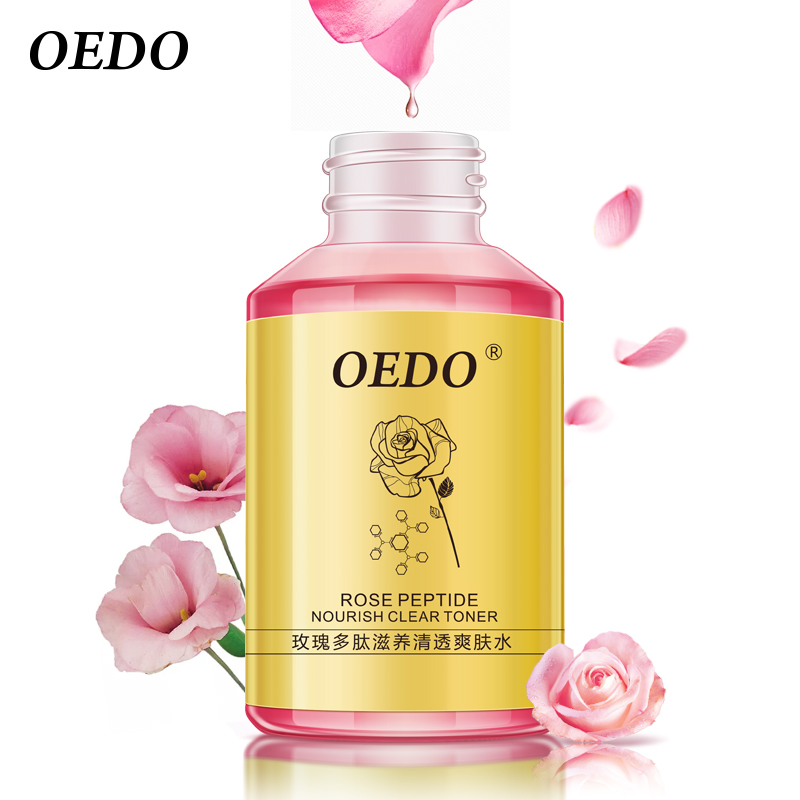 OEDO Rose Peptide Nourish Clear Toner Skin Care Whitening Moisturizing Acne Treatment Black Head Anti Wrinkle Ageless 100ml