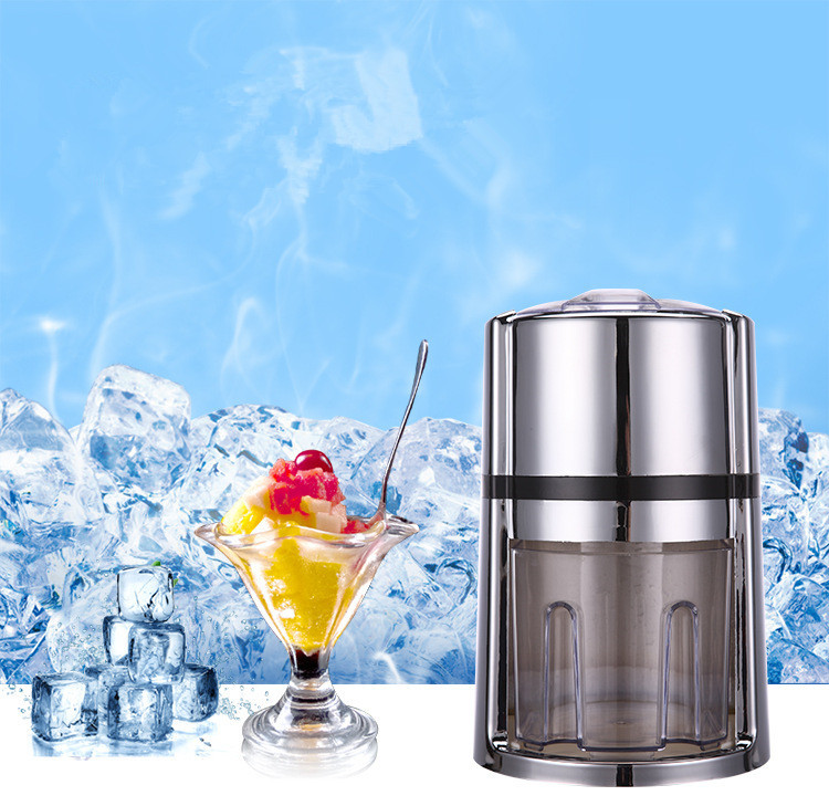 Hand-crusher home manual machine ice crushed ice machine stainless steel tea shop commercial sand ice Grushers & Shavers