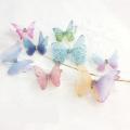 Transparent Chiffon Imitation Butterfly Patches For Clothing Diy Bridal Garments Sewing Patch Hairpin Hair Accessories Material