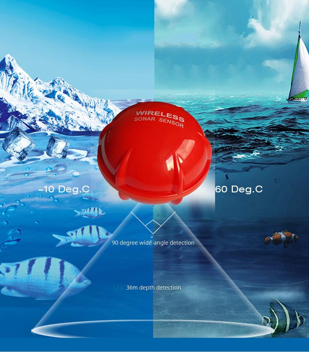 Wireless Fish Finder sonar sensor Echo Sounder Fishing Finder fishfinder
