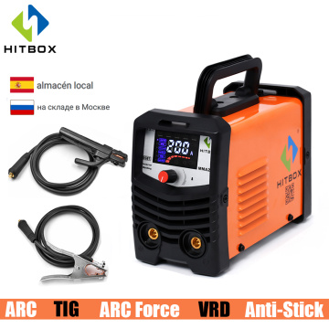 HITBOX Promotion Arc Welder MMA200 Anti Stick Inverter TIG Argon Arc Force 220V Spot Iron Stainless Galvanized Sheet Weld Tool